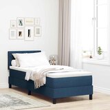  Krevet s opruga kutije s madracem Plava 80 x 200 cm tkanina | shoptok.hr