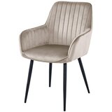  SOLDEN stolica - tamnobež baršun / crne noge x 1 | shoptok.hr