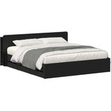  Okvir kreveta s pohranom Crna 180 x 200 cm Konstruirano drvo | shoptok.hr