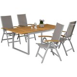 Gardenson Vrtna Garnitura Naxos, 5-Delno, Raztegljiva Miza | Shoptok.si