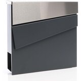Wiltec poštni nabiralnik z režo za časopis antracit + inox m | Shoptok.si