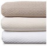 Ixia Krem prekrivač od recikliranog pamuka 180x260 cm Spike – | shoptok.hr