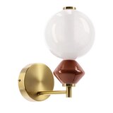  LED zidna lampa FLORES LED/7W/230V zlatna/braon | Eponuda.com