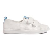 Shelvt Women's white sneakers with velcro | Shoptok.si