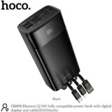 hoco. zunanja baterija powerbank BD89B 30000 mAh Fast Charge 22,5W za Samsung, Apple s kabli - črna | Shoptok.si
