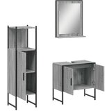 3-dijelni set kupaonskih ormarića boja hrasta sonome drveni | shoptok.hr