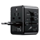 WEKOME WP-U69 Univerzalni Strujni GaN punjač, 5-porta USB (3.0 i 4 x 3.1 tipC-EU/UK/AU/US/JAP) 65W, crni Cene