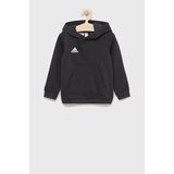 Adidas Dječja dukserica boja: crna, s kapuljačom, glatka | shoptok.hr