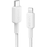 Anker 322 USB tip-C na Lightning kabl M/M 0.9m 60W pleteni beli Cene