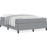 vidaXL krevet s opruga kutije svijetlo siva, crna 140 x 190 cm | shoptok.hr