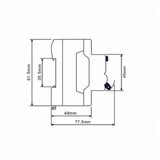 FID SKLOPKA 25/0.03A 4P BITON RCA-4