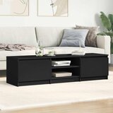 TV ormarić crni 140 x 40 x 35,5 cm od konstruiranog drva | shoptok.hr