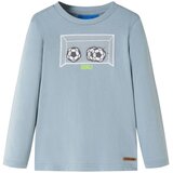  Dječja majica dugih rukava svjetloplava 104 | shoptok.hr