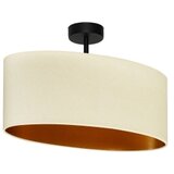  duolla - plafonski luster oval vegan 1xE27/15W/230V krem | Eponuda.com