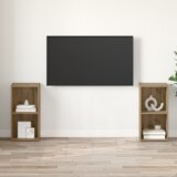vidaXL Komplet TV omaric 2 pcs Obrtniški hrast 72 x 35 x 36.5 cm | Shoptok.si