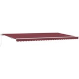 Tenda na ručno uvlačenje bordo 500 x 300 cm | shoptok.hr