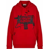 DEF Sweater majica crvena / crna