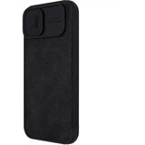 Nillkin Usnjena torbica Qin PRO za iPhone 13 / 14 - črna | Shoptok.si