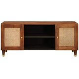 TV ormar s policom Smeđa 105 x 33,5 x 46 cm Čvrsto drvo manga | shoptok.hr