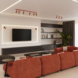  Stenska svetilka RING rdeča ochra, (21626768) | Shoptok.si