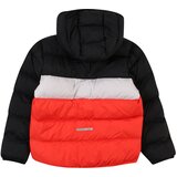 Adidas Zunanja jakna srebrno-siva / temno oranžna / črna / bela | Shoptok.si