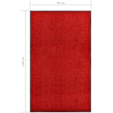  Otirač perivi crveni 90 x 150 cm | shoptok.hr