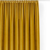 Filumi Gorčično rumena žametna zavesa za delno zatemnitev 530x225 cm Velto – | Shoptok.si