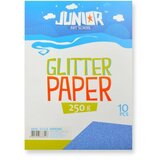 Jolly Glitter Paper, papir sa šljokicama, plava, A4, 250g, 10K ( 136135 ) Cene