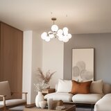  Brilagi - LED luster na sajli MILLA 15xG9/3W/230V crni hrom/bela | Eponuda.com