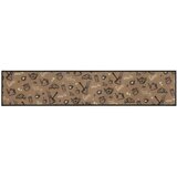  Kuhinjska preproga pralna dobro jutro rjava 60x300 cm žamet | Shoptok.si