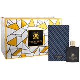 Trussardi Muški set Uomo, EDT, 50 ml + Futrola za pasoš, Plava Cene