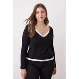 Trendyol Ženska bluza Tbbaw26Af00043, Crna | Eponuda.com