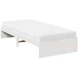  Dnevni krevet s madracem bijeli 100x200 cm puno drvo bor | Eponuda.com