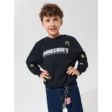 Sinsay Pamučna crewneck majica s vezom Minecraft Cijene