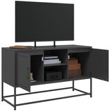 TV ormarić crni 100,5x39x60,5 cm čelični | Eponuda.ba