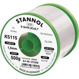 Stannol KS115 spajkalna žica\, neosvinčena tuljava Sn99\,3Cu0\,7 500 g 1.5 mm Neosvinčena žica za spajkanje KS115 SN99Cu1 500 g 1.5 mm, (20428519) Cene