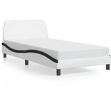  Okvir za krevet Dover bijelo-crni 100x200cm umjetna koža | shoptok.hr