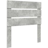  Okvir za krevet s uzglavljem Betonska siva 100 x 200 cm | shoptok.hr