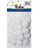 Luna Bijeli pompon set 25mm 25kom | shoptok.hr