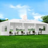  Paviljon Tenda 9x3m Bela Sa Stranicama Cene