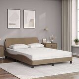 vidaXL Krevet s madracem boja cappuccina 120 x 200 cm od umjetne kože | shoptok.hr