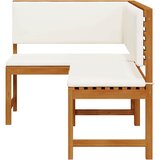  Vrtna stolica Smeđa 140 x 100 x 91cm Čvrsto drvo akacije | shoptok.hr