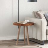  Gornji dio stola Svijetlosmeđa Ø 50 x 4 cm Čvrsto Hrastovo Drvo | shoptok.hr