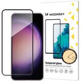ovitkiza.me 9H zaščitno steklo za Samsung S23 FE, Črn rob | Shoptok.si