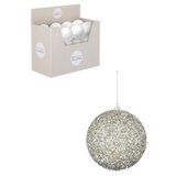 Dekordom novogodišnja dekoracija - hanging bauble 10cm 1143434 - silver - edl ( 041405 ) Dekordom novogodišnja dekoracija - hanging bauble 10cm 1143434 - silver - edl ( 041405 ) Slike