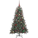 vidaXL Umjetno božićno drvce s stalakom Zelena 83.5 x 83.5 x 150 cm | shoptok.hr