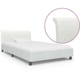  Okvir za krevet od umjetne kože bijeli 90 x 200 cm | shoptok.hr