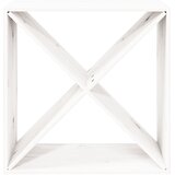Ormarić za vino bijeli 62 x 25 x 62 cm od masivne borovine | Eponuda.com