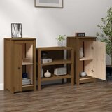  Komode 2 kom boja meda 39x35x80 cm od masivne borovine | Eponuda.com