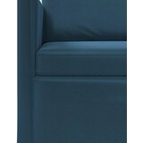  Set sofe 2 pcs Plava Baršun - Plava 1-Sjedalo + 3-Sjedalo (210 cm) | shoptok.hr